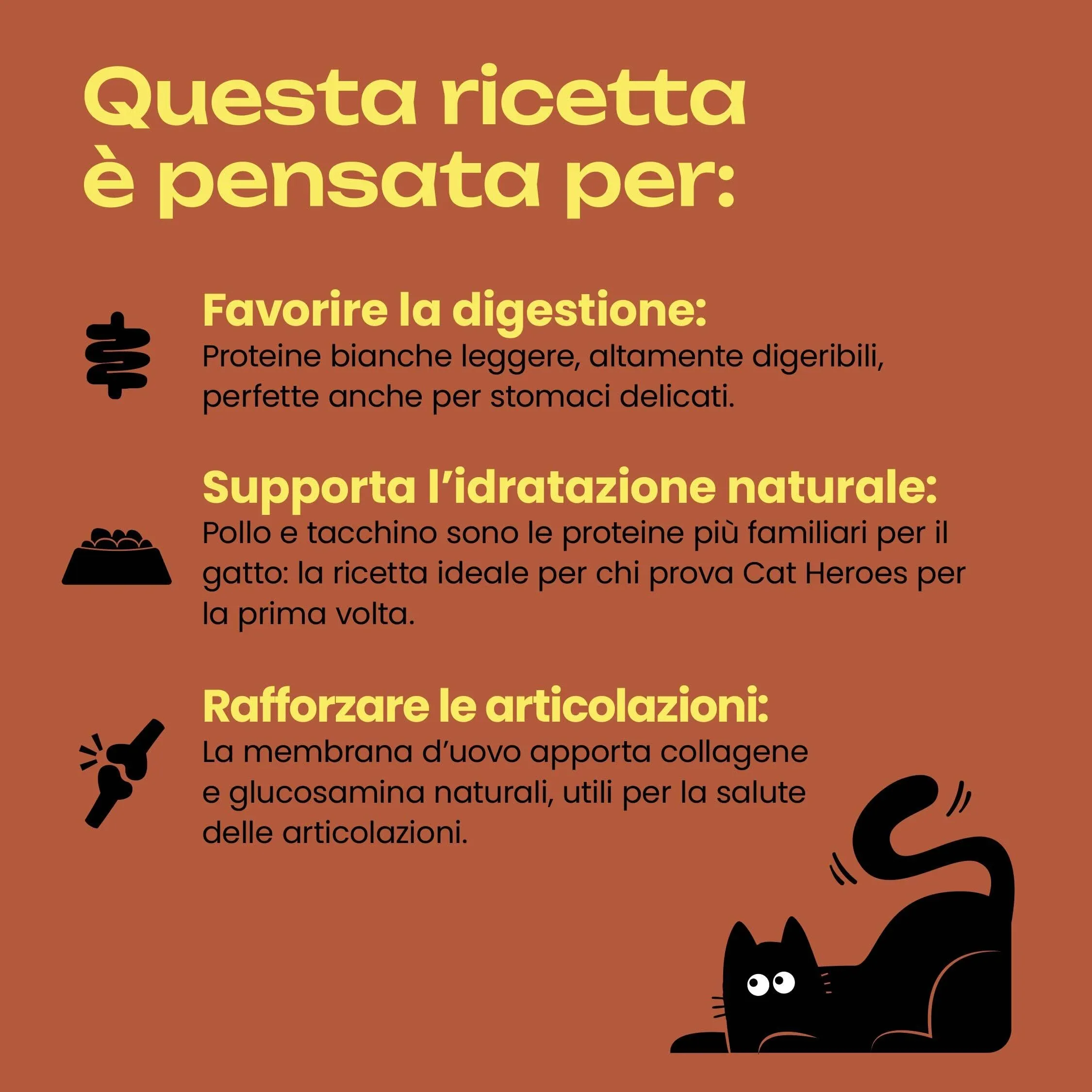 Cat Heroes Cibo Umido per Gatti Pollo e Tacchino (70%) 24x95g - immagine 3