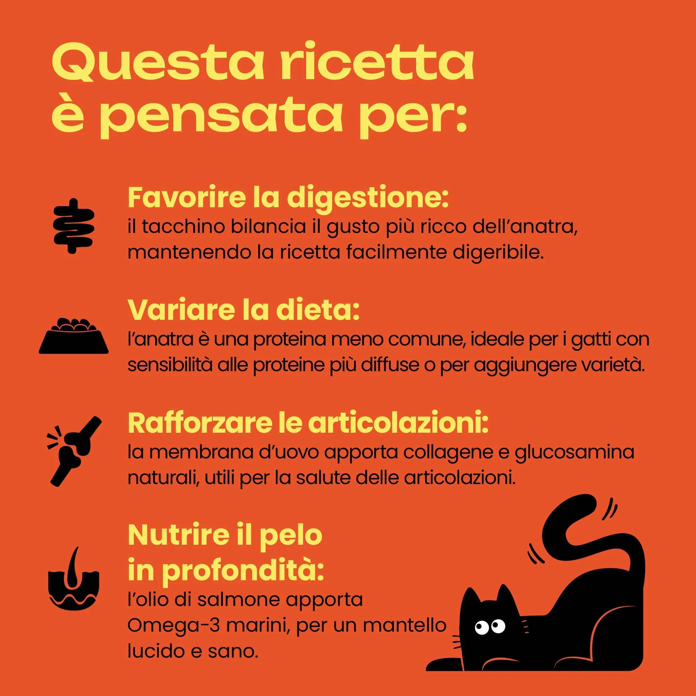 Cat Heroes Cibo Umido per Gatti Anatra e Tacchino (70%) 36x95g - immagine 4
