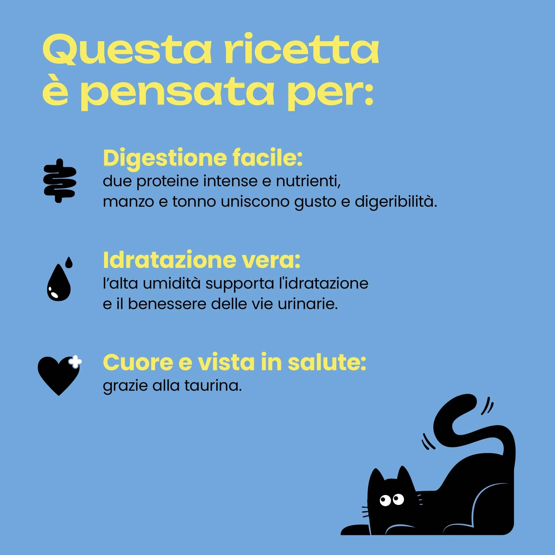 Cat Heroes Cibo Umido per Gatti Manzo e Tonno (70%) 36x95g - immagine 3
