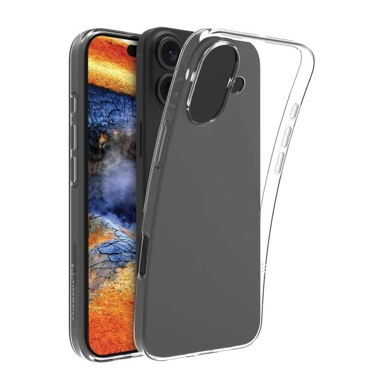 Custodia per cellulare dbramante1928 Greenland Cover plastica trasparente per iPhone 16 Plus - immagine 1