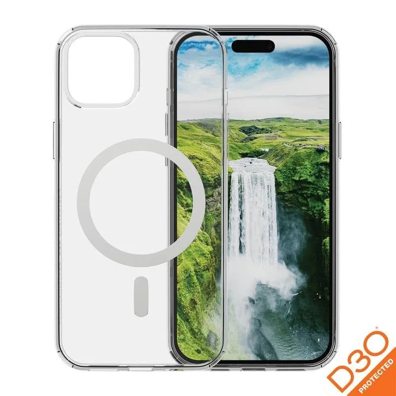 Funda para móvil dbramante1928 Iceland Ultra D3O MS Trasparente Bianco per iPhone 17e/16e/15/14/13 - immagine 1