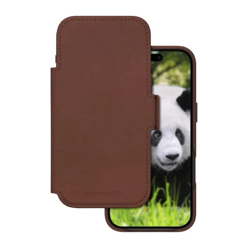 Funda para móvil dbramante1928 Lynge MS Folio pelle bronzata per iPhone 17 Air - immagine 1
