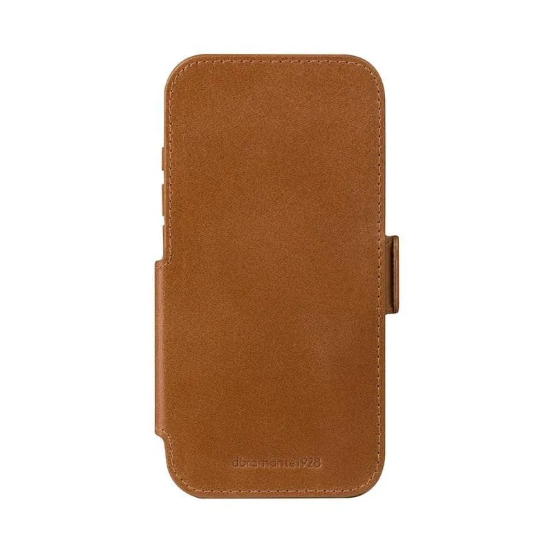 Custodia per cellulare dbramante1928 Copenhagen pelle bronzo portafoglio per iPhone 17 Pro - immagine 1