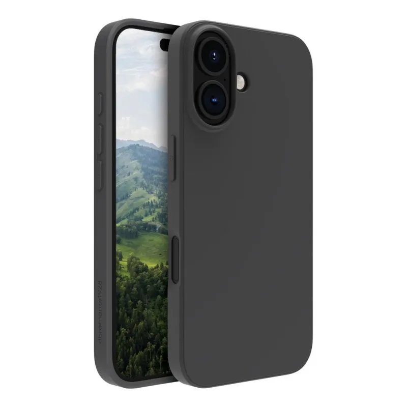 Custodia per cellulare DBRAMANTE1928 Greenland Cover plastica nera per iPhone 16 - immagine 1