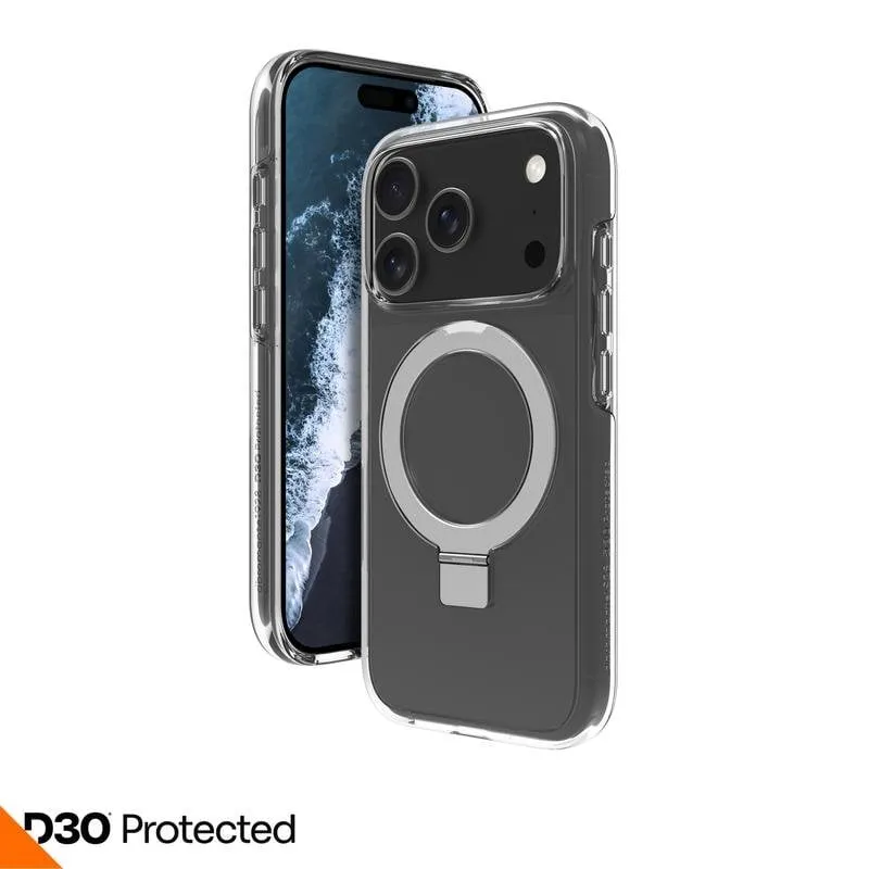 Funda para móvil dbramante1928 Iceland Ultra D3O MS Kick Plastica Trasparente per iPhone 17 Pro - immagine 1