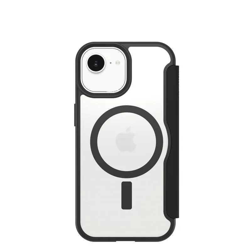 Funda para móvil OtterBox React Folio case nero trasparente magnetico per iPhone 17e/16e/15/14/13 - immagine 1