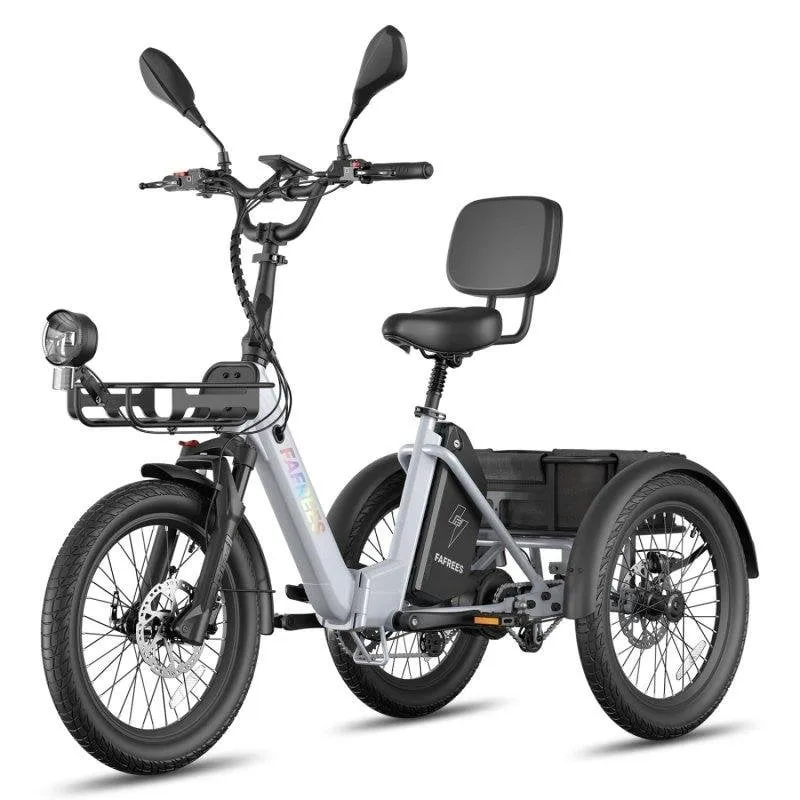 Bicicletta Elettrica Fafrees F20 Mate II 250W 48V25Ah 20 Pollici Grigio Argentato - immagine 1