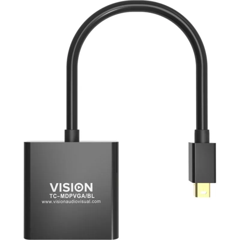 Adattatore di cavo Vision TC-MDPVGA/BL Mini DisplayPort a VGA - immagine 1
