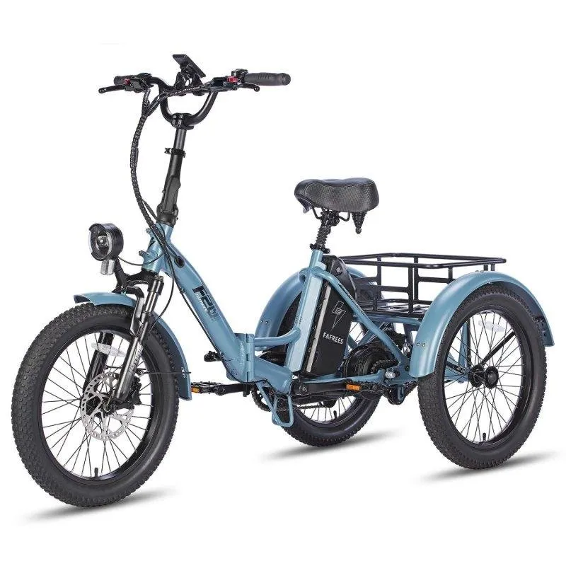 Bicicletta Elettrica Fafrees F20 Mate 250W 48V20Ah 20" Freni a Disco Idraulici Blu - immagine 1
