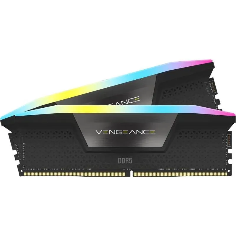 Memoria RAM Corsair Vengeance RGB 32GB 2x16GB DDR5 7000MHz CL34 Multicolore - immagine 1