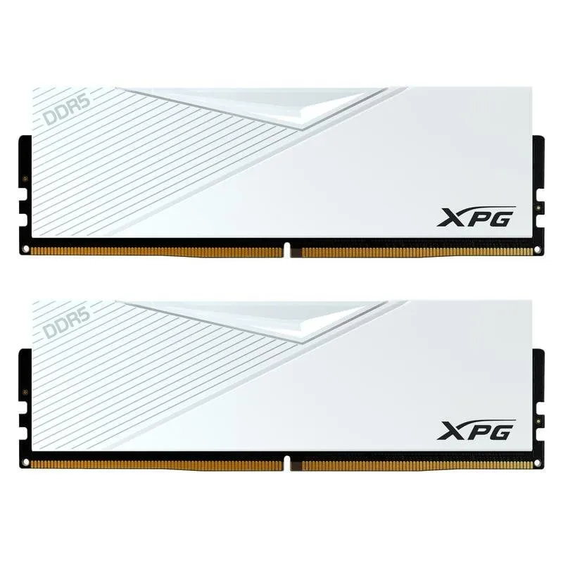 Memoria RAM ADATA Lancer 32GB 2x16GB DDR5 6000MHz CL30 Intel XMP AMD EXPO Bianco - immagine 1