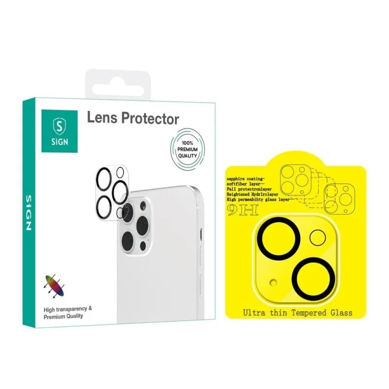 Protezione Lente in Vetro Temperato per iPhone 13 Mini e iPhone 13 - immagine 1