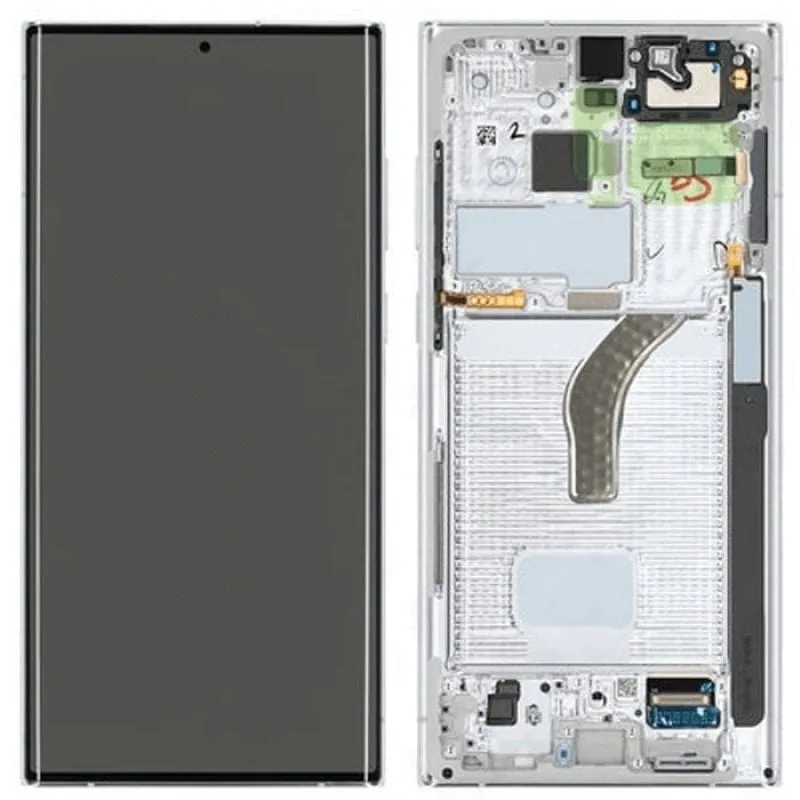 Display LCD Samsung Galaxy S22 Ultra Bianco Phantom - immagine 1