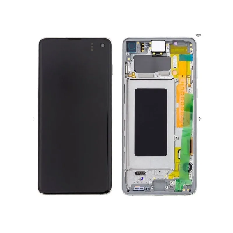 Schermo Bianco Samsung Galaxy S10 Ricambio Compatibile - immagine 1