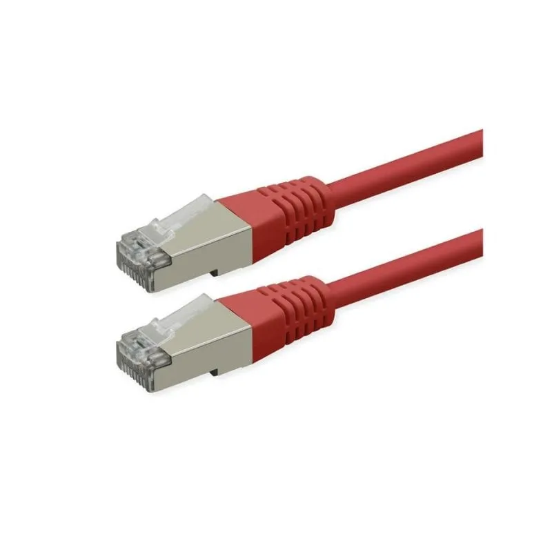 Cavo di rete Roline Cat6 S/FTP 7 m rosso con connettori RJ-45 - immagine 1