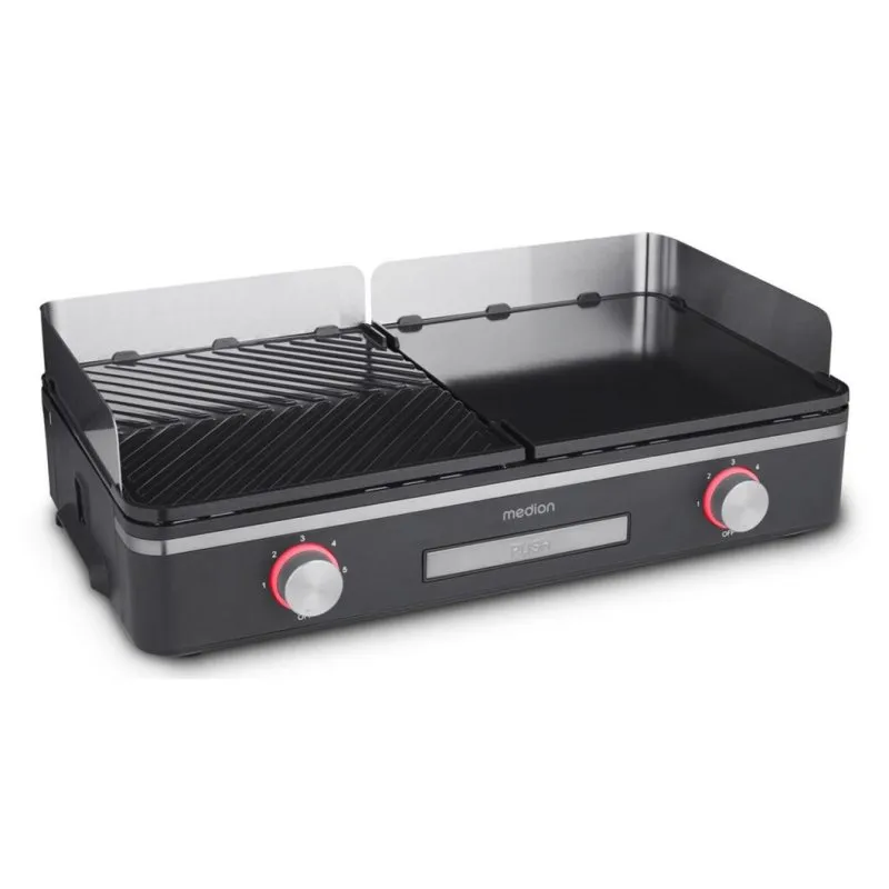Griglia elettrica MEDION MD 12027 2400 W Plancha Tavolo Nero - immagine 1