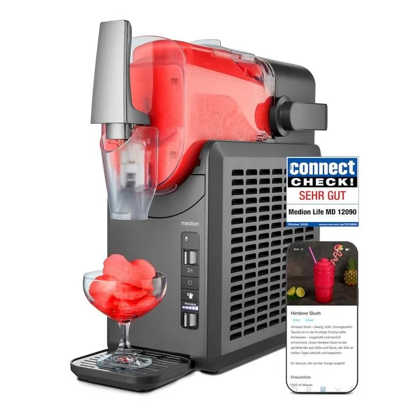 Macchina per granita MEDION LIFE Slush-Eismaschine MD12090 2,6 L Grigio - immagine 1