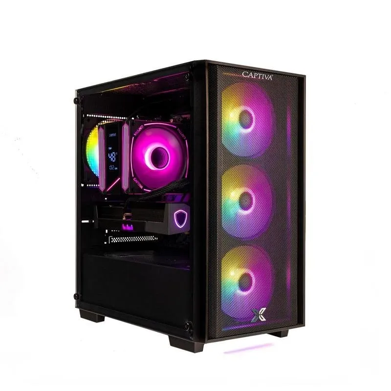 PC fisso CAPTIVA 102385 AMD Ryzen 7 5700X 16GB 1TB SSD RTX 5070 FreeDOS - immagine 1