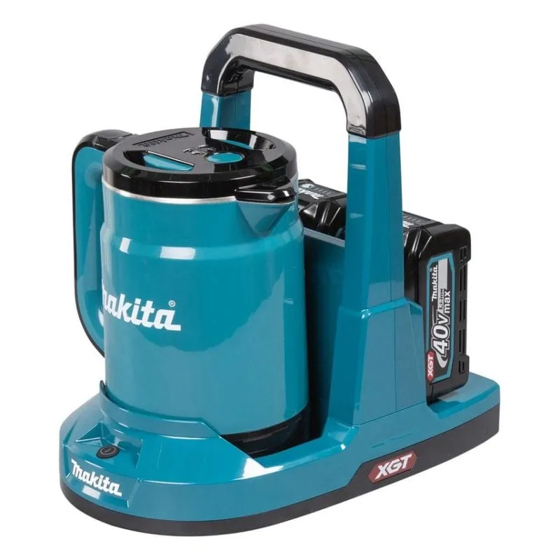 Bollitore senza fili Makita KT001GZ 0,8 L Nero/Blu - immagine 1