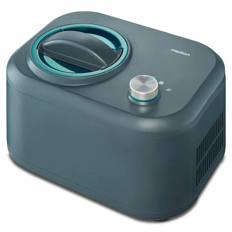 Macchina per gelati Medion MD 10169 1 L Compressore Blu Alluminio - immagine 1