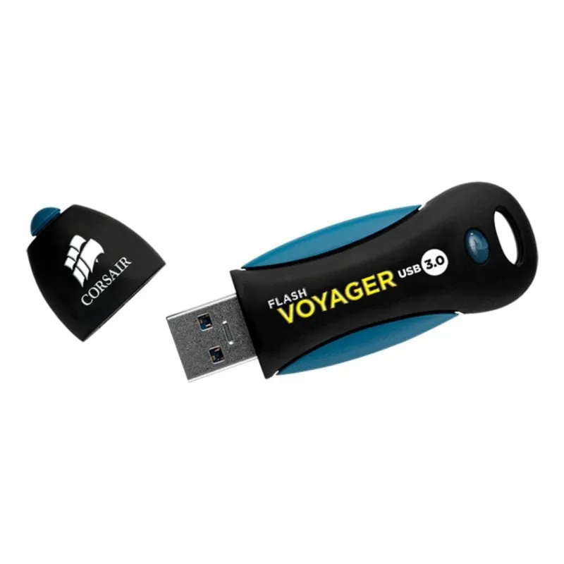 Chiavetta USB Corsair Voyager 256GB USB-A 3.2 Gen 1 nero e blu - immagine 1