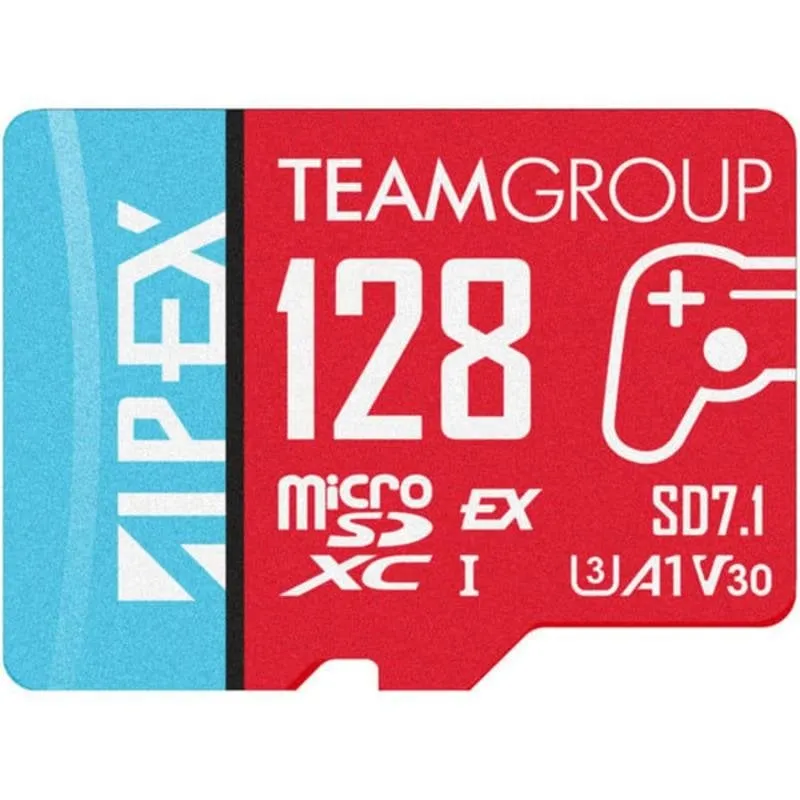 Scheda microSDXC Team Group APEX SD7.1 128 GB alta velocità - immagine 1