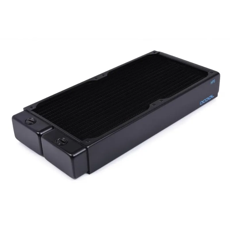Refrigerazione Liquida Alphacool 14441 Radiatore 2x140 mm 4 Ventole Nero - immagine 1