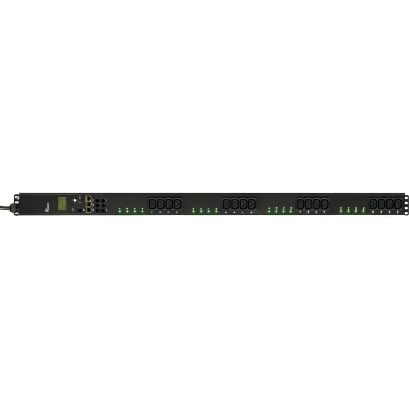Multipresa Inter-Tech SA-1632WN 16 prese C13 gestita con USB-A, RJ-11, RJ-45 - immagine 1