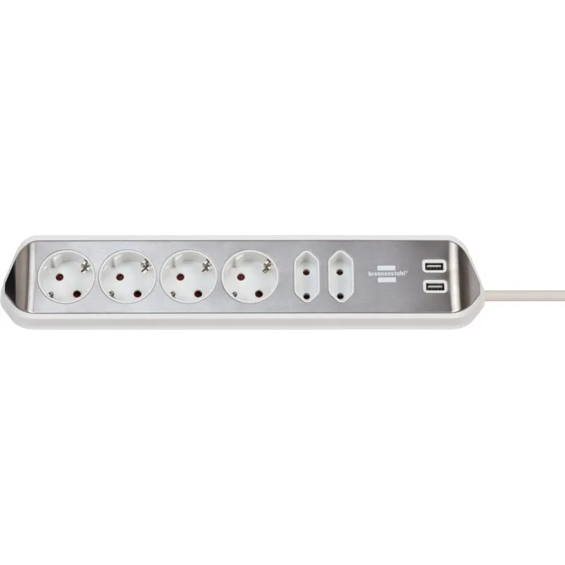 Multipresa Brennenstuhl 1153590620 6 prese USB-A 3,1 A con protezione bambini - immagine 1