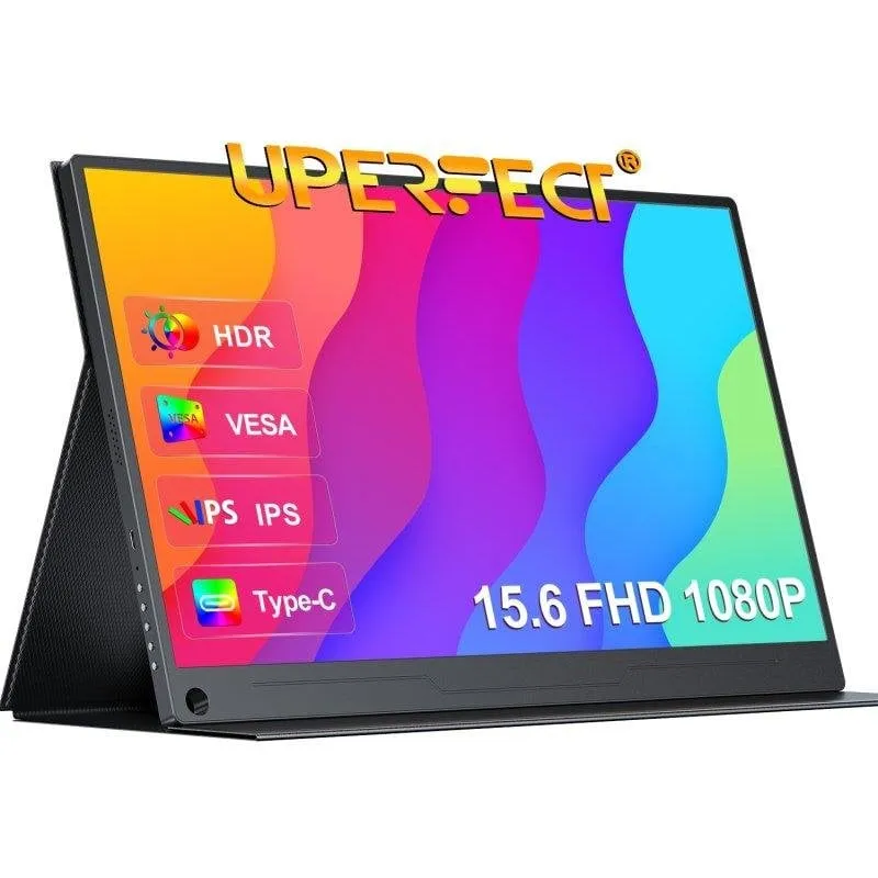 Monitor PC 15,6" IPS Portatile FullHD HDMI Type-C VESA Altoparlanti Stereo - immagine 1