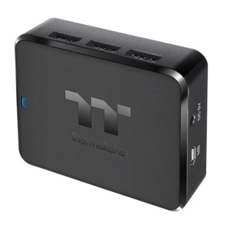 Hub Thermaltake 6 porte USB 2.0 compatto modello H200 nero - immagine 1