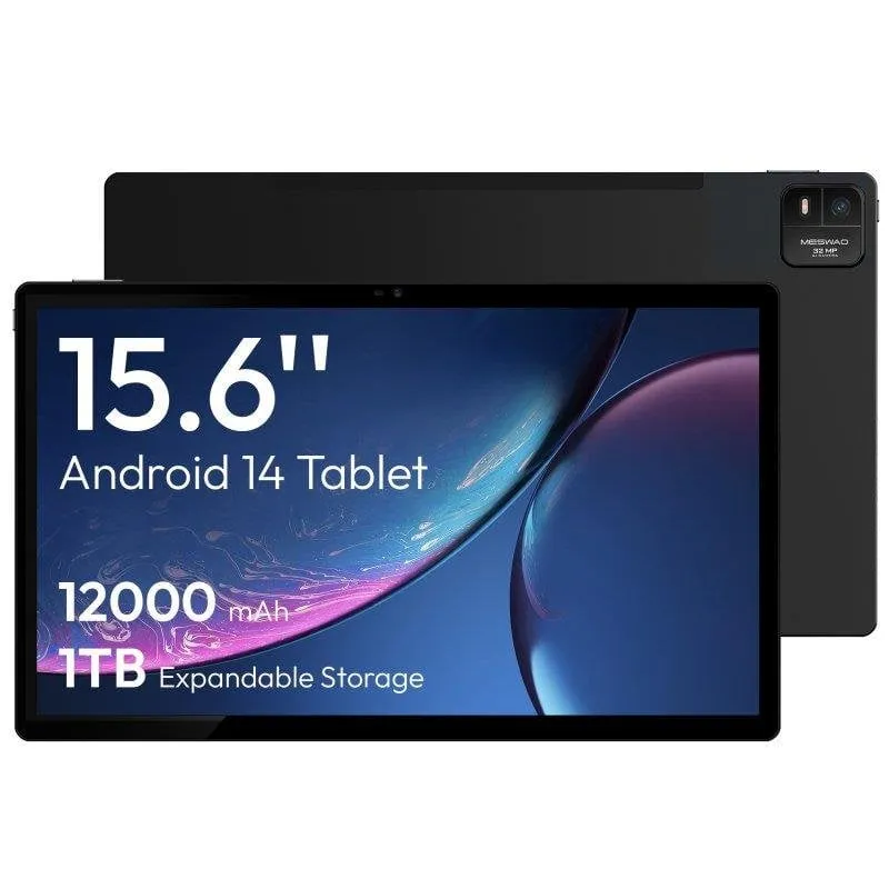 Tablet MESWAO B3 Pro WiFi 15,6" 8GB 256GB Nero - immagine 1