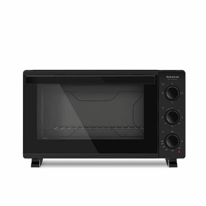 Fornetto Elettrico Taurus Horizon 23 23L 46cm 1500W Porta a Ribalta Nero - immagine 1