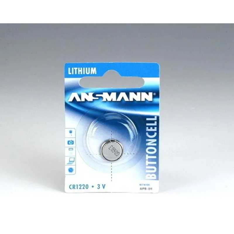 Pila a bottone Ansmann CR 1220 3V Litio - immagine 1