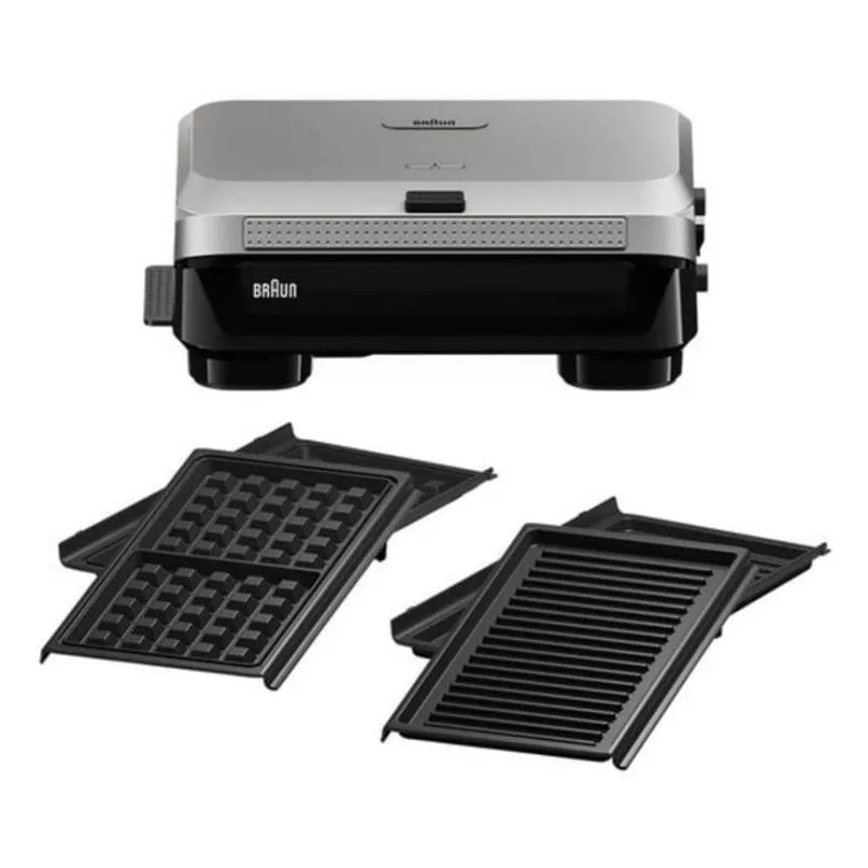 Paniniere Braun SM5006 800W Nero, Argento - immagine 1