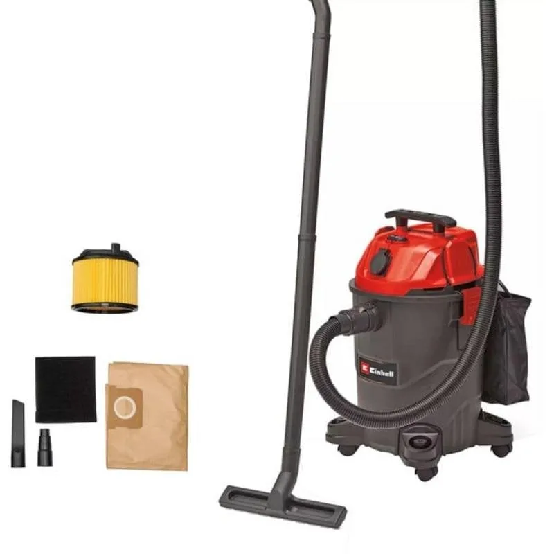 Aspirapolvere Industriale Einhell TC-VC 1825 A 1250W 25L Rosso/Nero - immagine 1