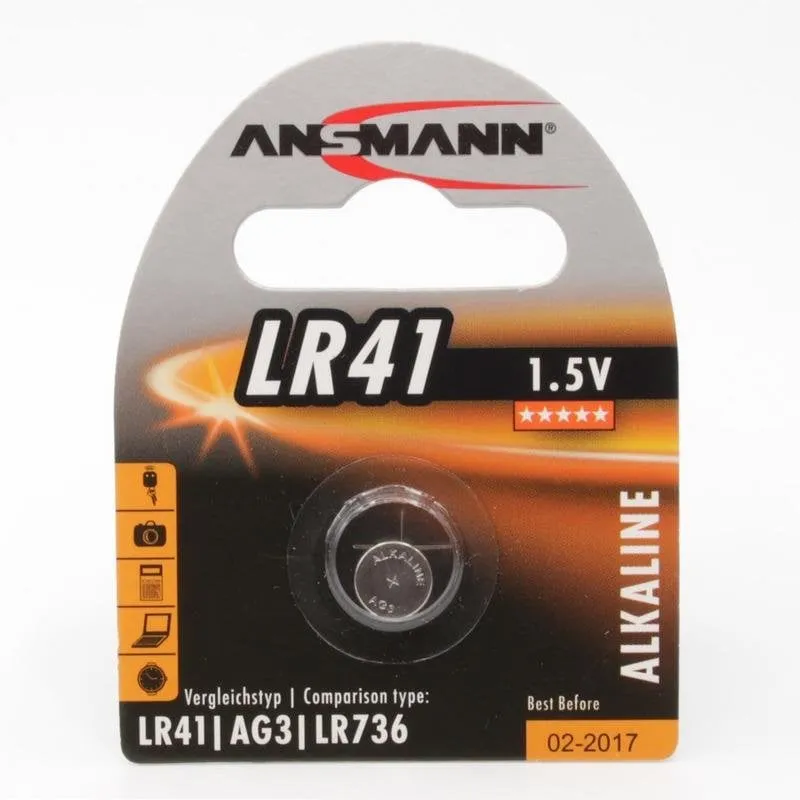 Bottone Ansmann LR41 Alcalina 1,5 V - Pezzo Unico - immagine 1