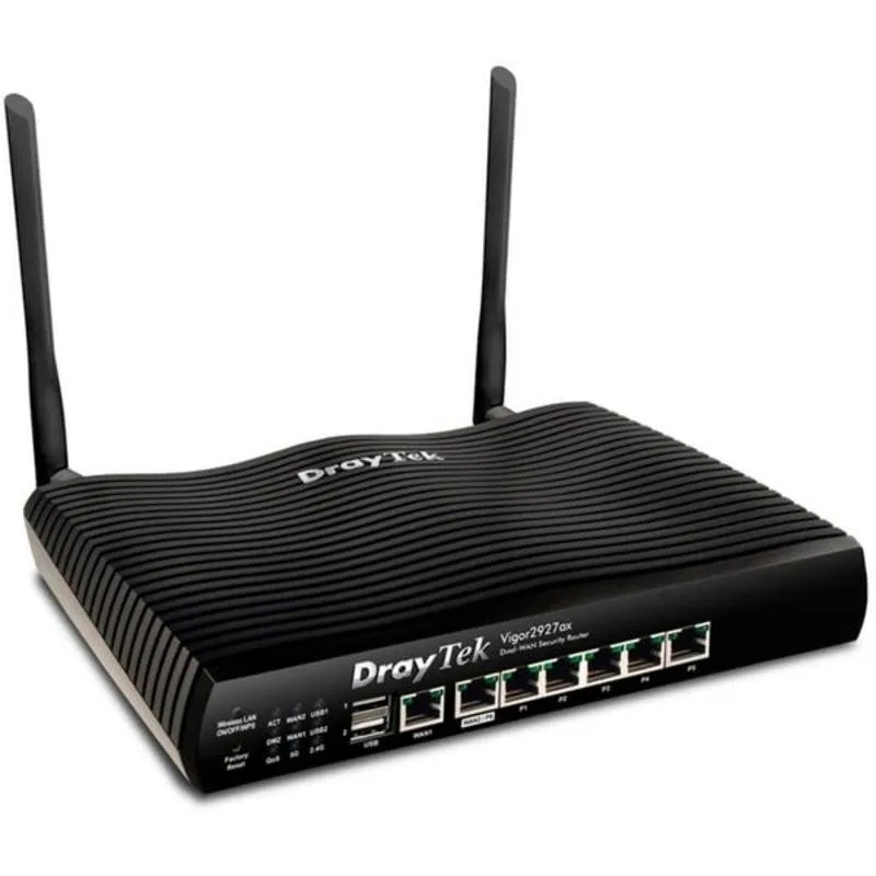 Router DrayTek Vigor2927ax WiFi 6 Dual-WAN 1,267 Mbps USB 3G/4G - immagine 1
