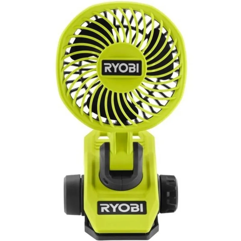 Mini Ventilatore a Clip Ryobi RCF4-0 4V 2 Velocità Senza Fili Testa Orientabile - immagine 1