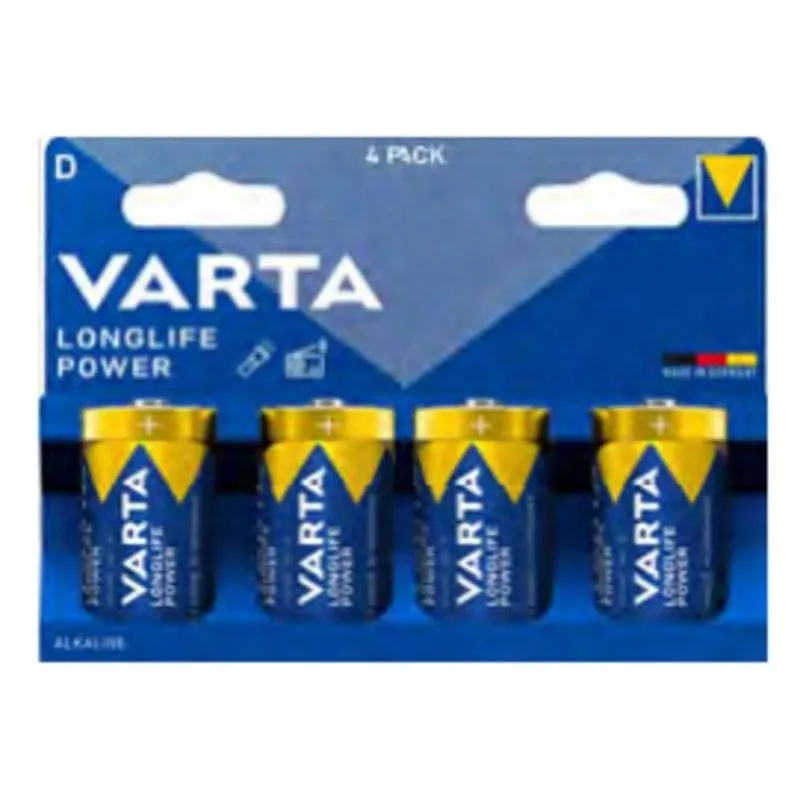 Pila ricaricabile Varta 4920 LR20 1,5V 4 unità - immagine 1