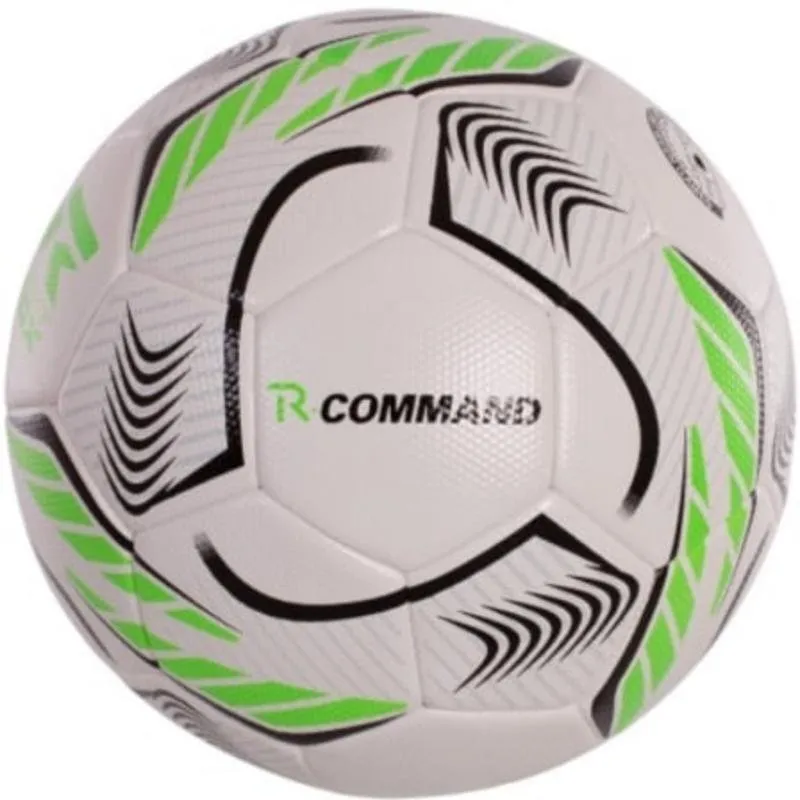 Pallone da Calcio Rox R-Command Bianco e Verde Taglia 5 - immagine 1