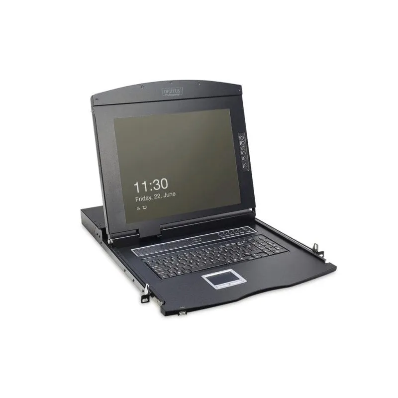 Console KVM Rack Digitus 17" 8 porte Tàctil - immagine 1