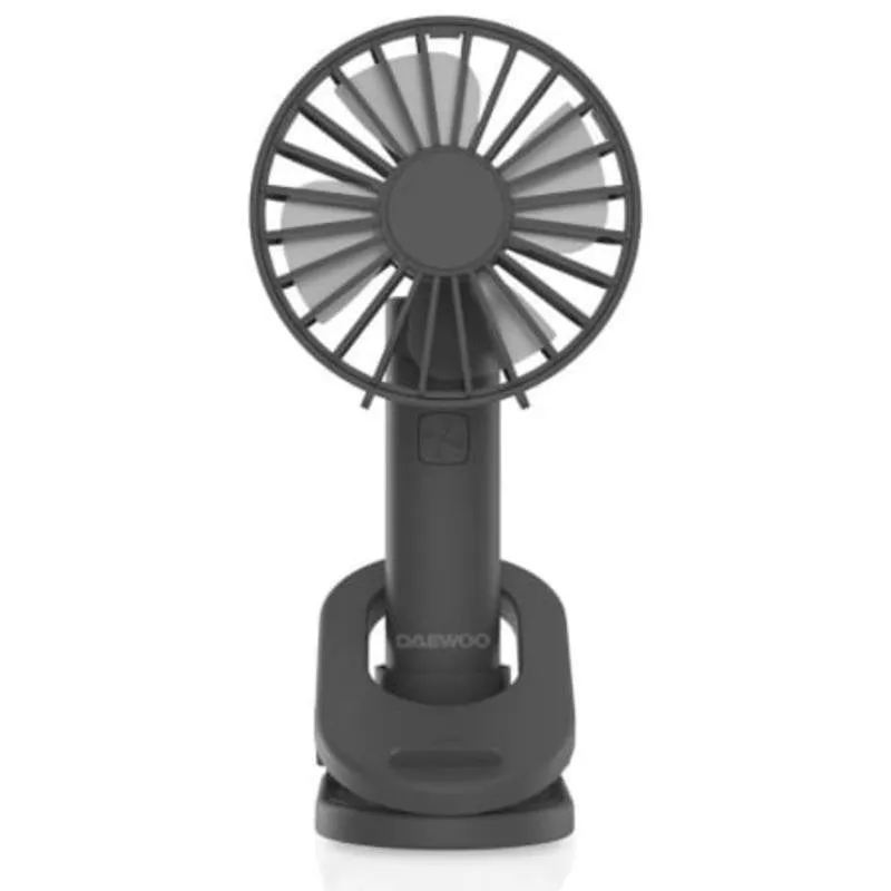 Mini Ventilatore Portatile Daewoo DW9014 5W 3 Velocità Testa Rotante Batteria USB-C - immagine 1