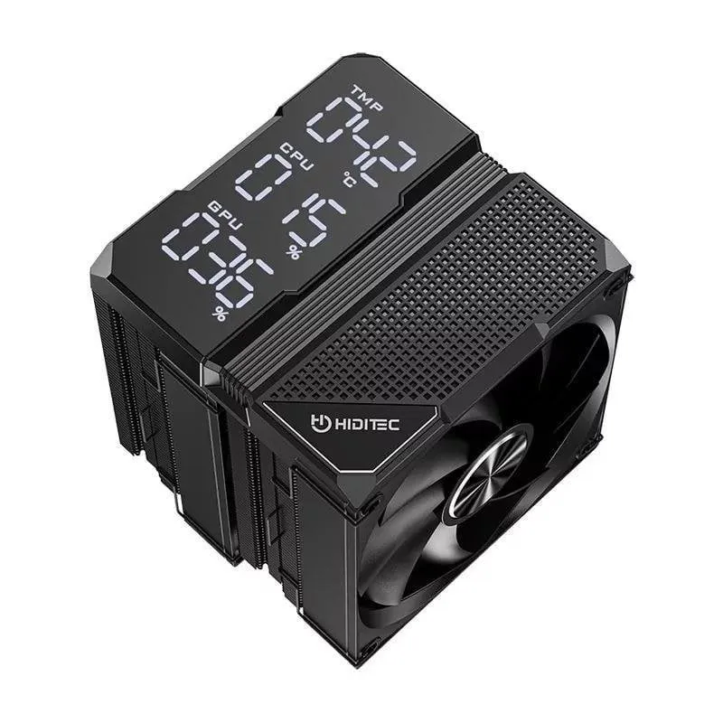 Refrigerazione Aria Hiditec Socket LGA 1851 AM5 120mm DC40 PRO RGB Digitale - immagine 1