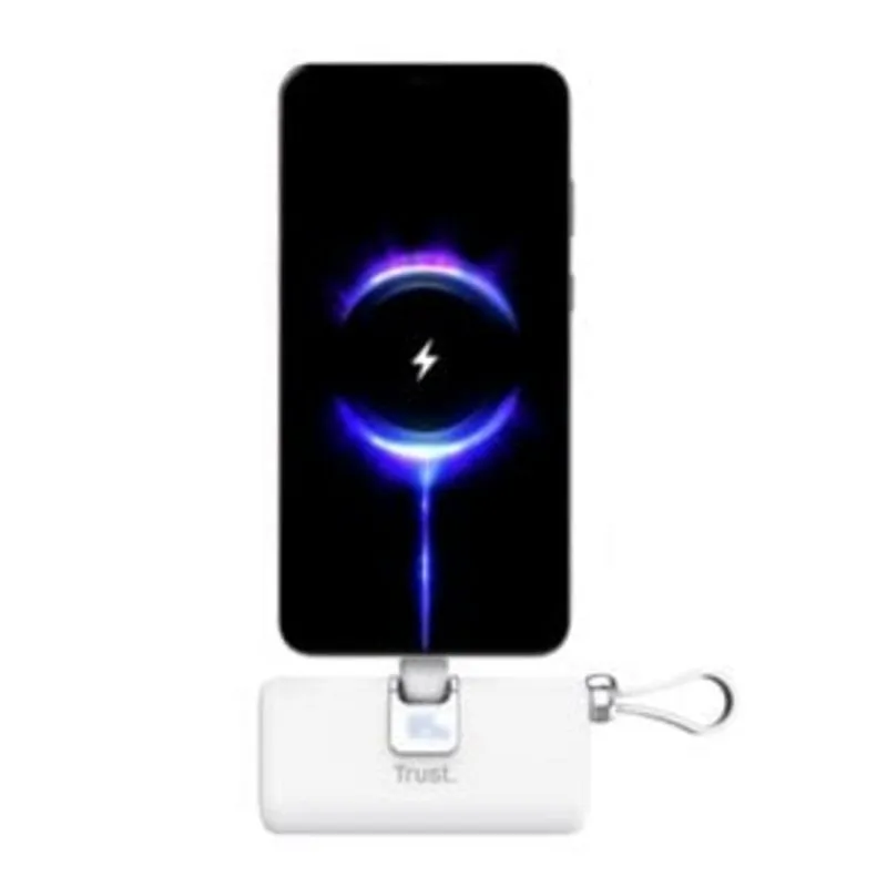Batteria esterna Trust Pacto 5000 mAh USB-C PD 20W Bianco - immagine 1