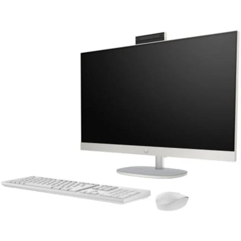 All-in-One HP 24-cr0166ns Intel Core i5-1335U 16GB 512GB SSD Iris Xe 23.8" FreeDOS Bianco - immagine 1