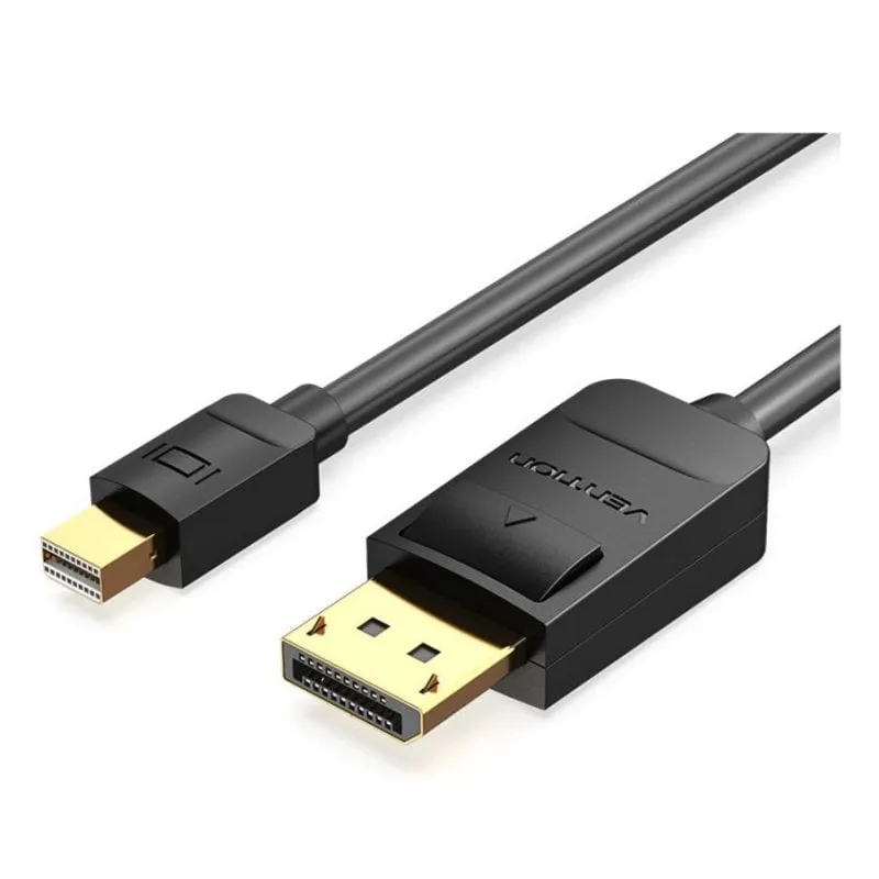 Cavo Mini DisplayPort a DisplayPort Vention HAABG 4K 60Hz 1,5 m Nero - immagine 1