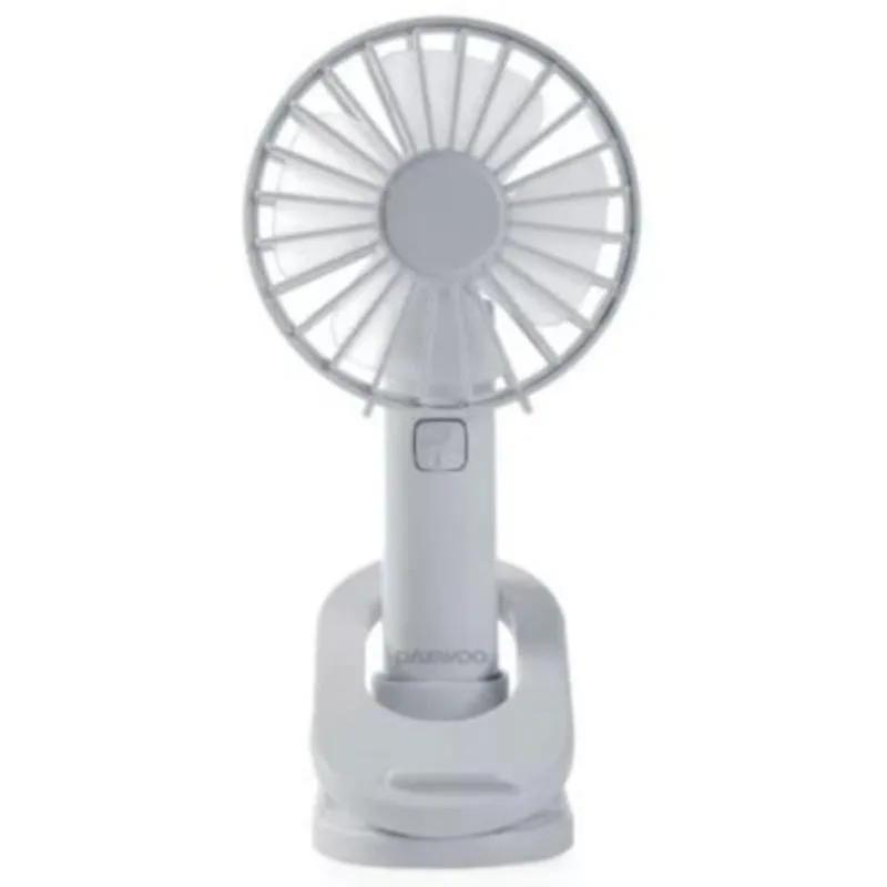 Mini Ventilatore Portatile Daewoo DW9015 5W 3 Velocità Batteria 1200mAh Testa Rotante USB-C - immagine 1