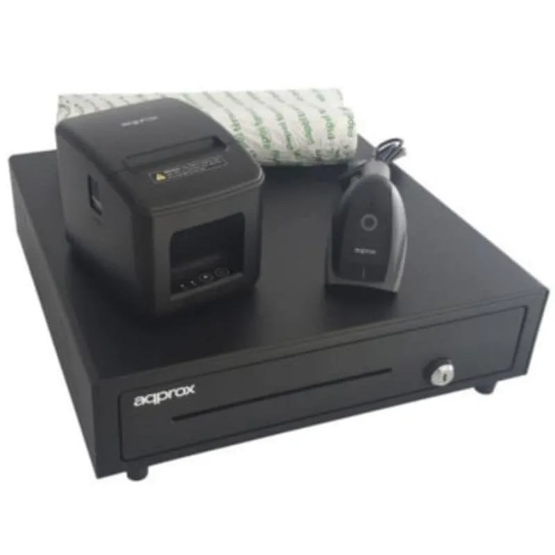 Pack Punto Vendita Approx con Stampante Termica 80mm, Cassettone e Lettore Codici - immagine 1
