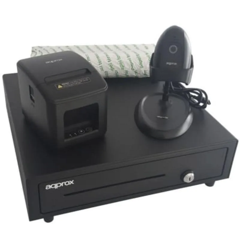 Pack Punto Vendita Approx appPOSPACK4180LAN con Registratore e Lettore - immagine 1